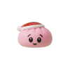 Squishy Dumpling Bonnet de Noël Rose Sucré — squishy anti-stress slow-rise kawaii
