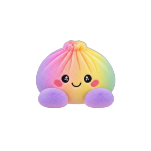 Squishy Dumpling Arc-en-ciel Pastel — squishy anti-stress slow-rise kawaii