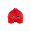 Squishy Dumpling Rouge Rubis Peluche — squishy anti-stress slow-rise kawaii