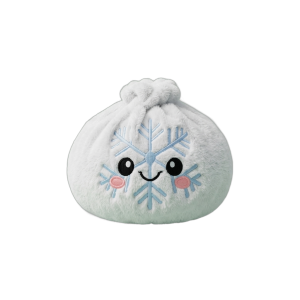 Dumpling Squishy Flocon de Neige Hiver — squishy anti-stress slow-rise kawaii