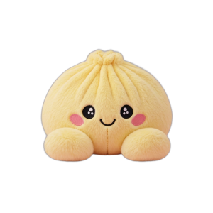 Dumpling Squishy Jaune Citron — squishy anti-stress slow-rise kawaii